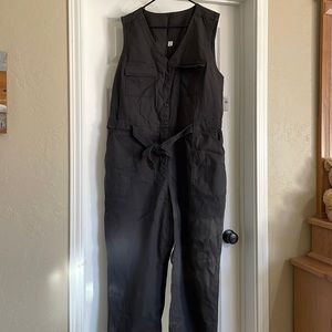 NWT Old Navy gray cargo jumpsuit size XL